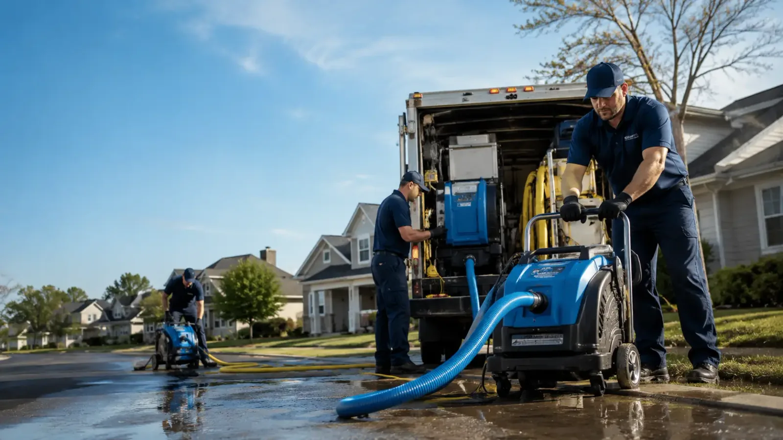 Flood Damage Cleanup in Port Bolivar, TX